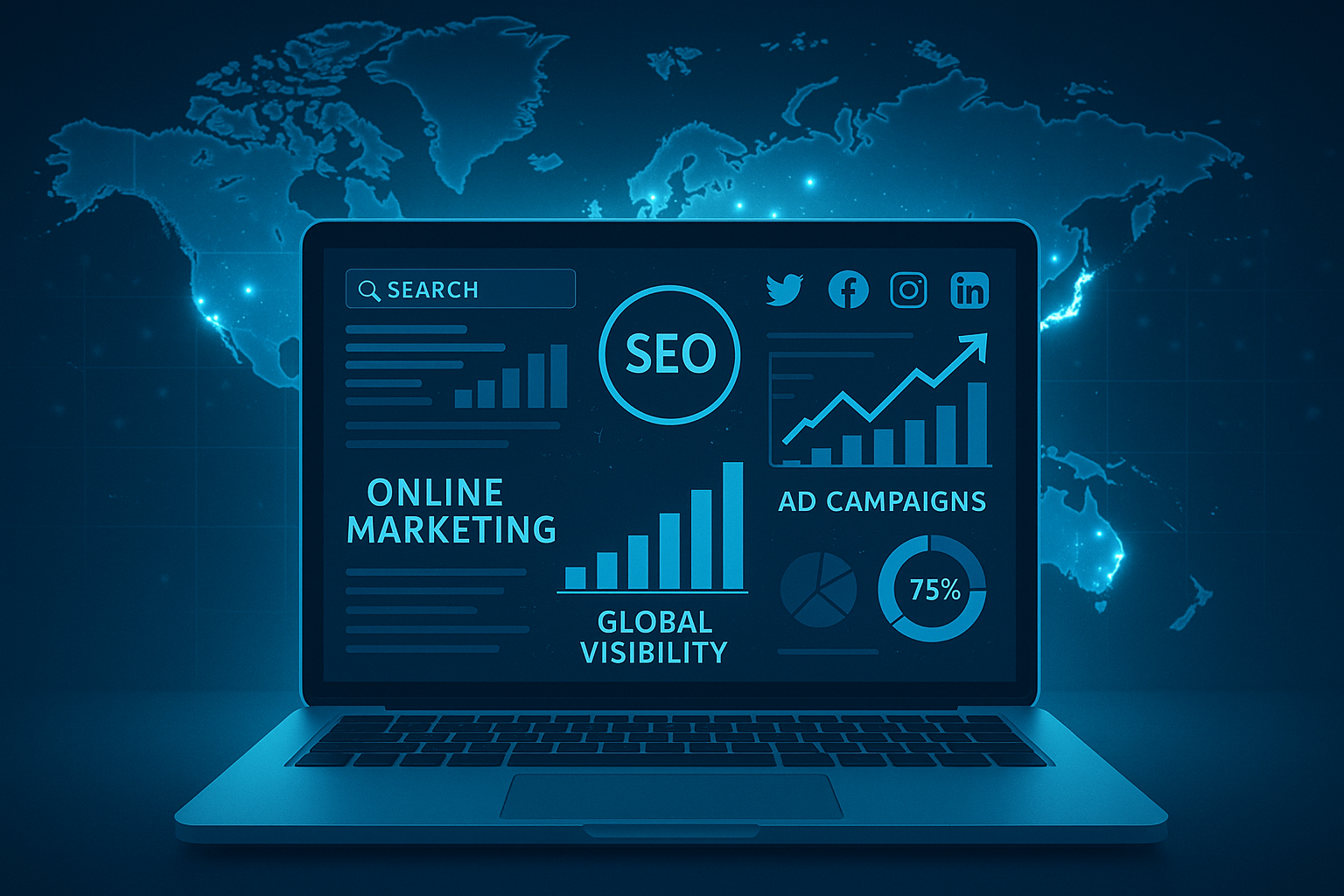 E-ihracatta dijital pazarlama ve uluslararası SEO